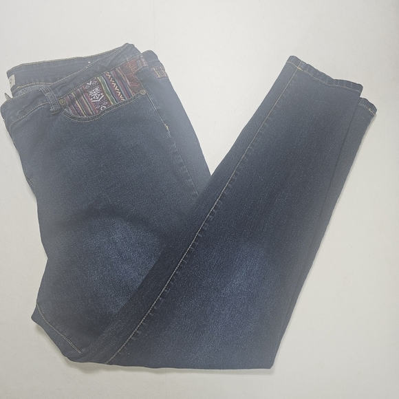 Breaker jeans size 24 with Aztec trim - Picture 2 of 7